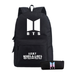 MOCHILA LUMINOSA BTS - NEGRO - Imagen 2