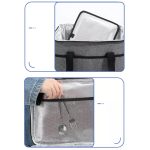 MOCHILA CON LONCHERA PLOMA - Imagen 4