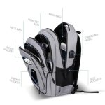 MOCHILA CON LONCHERA PLOMA - Imagen 2
